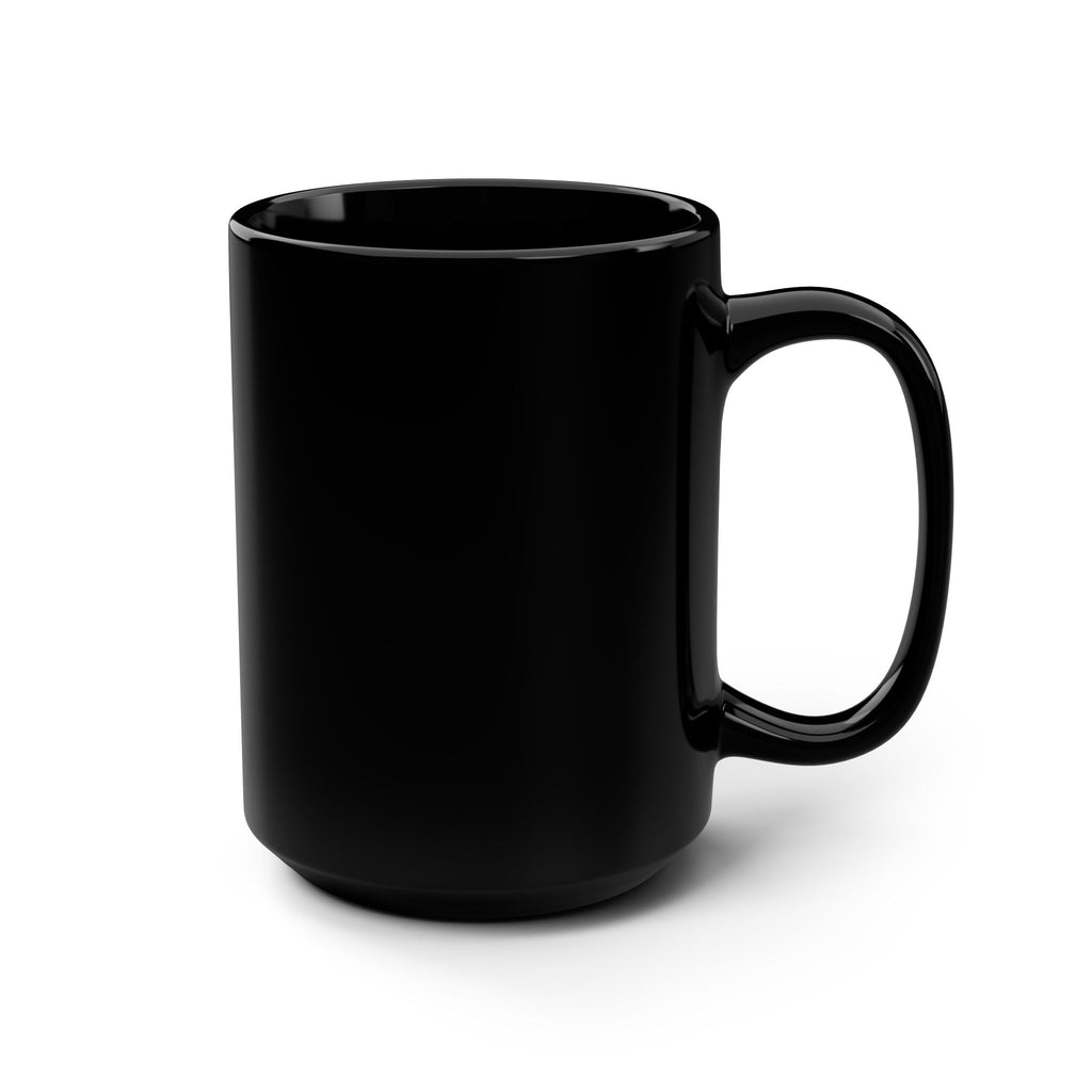 15oz Black Mug — Retro Pastel "My Dad Is a Star" Design