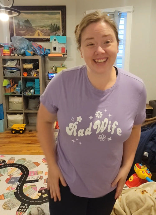 Limited Edition Lavender Rad Wife Tee – Presale